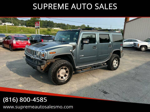 2008 HUMMER H2 for sale at SUPREME AUTO SALES in Grandview MO