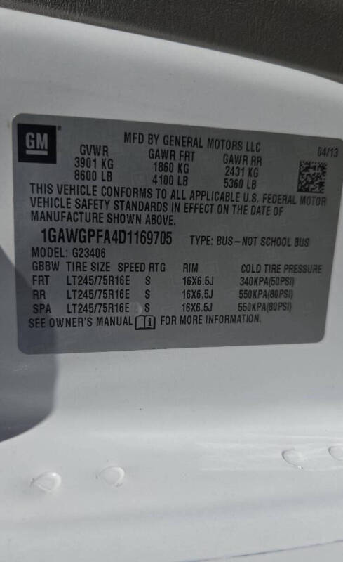 2013 Chevrolet Express LS 2500