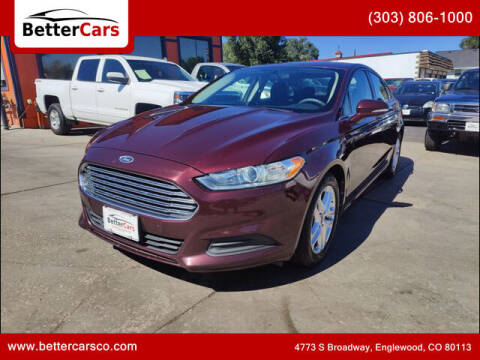 2013 Ford Fusion for sale at Better Cars in Englewood CO
