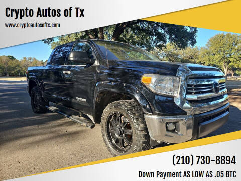 2016 Toyota Tundra for sale at Crypto Autos of Tx in San Antonio TX