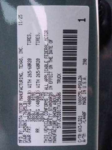 2026 Toyota Tundra Limited HV