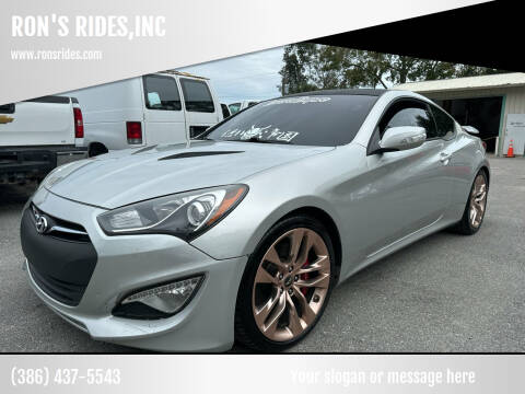 2013 Hyundai Genesis Coupe for sale at RON'S RIDES,INC in Bunnell FL