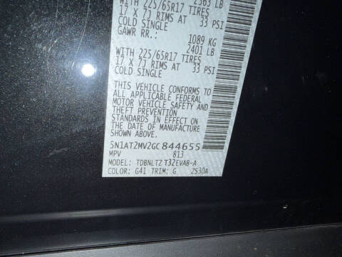 2016 Nissan Rogue SV