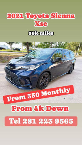 2021 Toyota Sienna for sale in Houston, TX