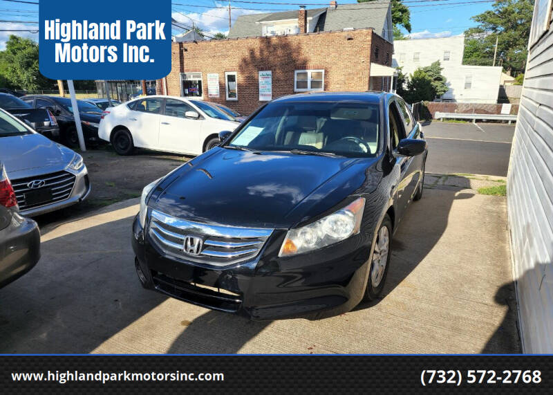 2012 Honda Accord for sale at Highland Park Motors Inc. in Highland Park NJ