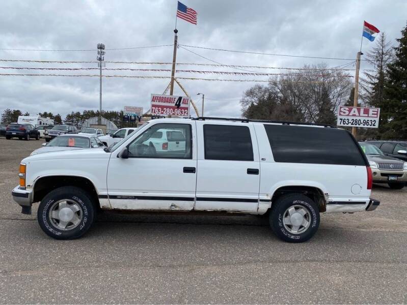 1999 Chevrolet Suburban for sale at Affordable 4 All Auto Sales in Elk River MN