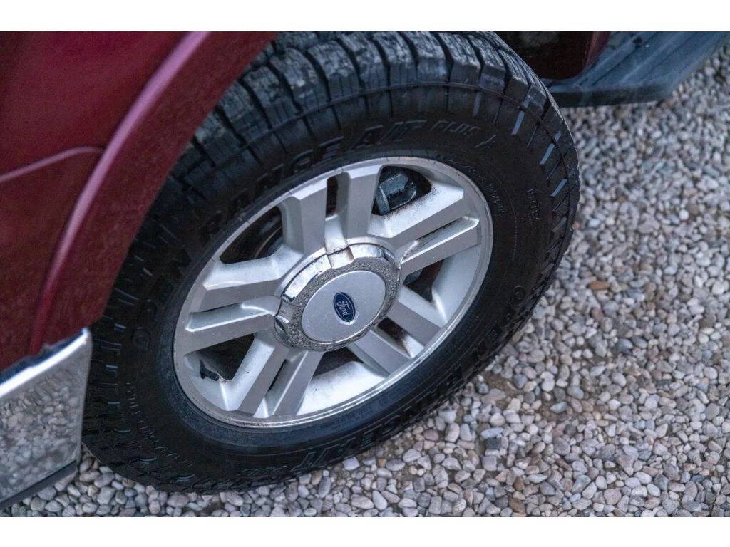 2004 Ford F-150 Lariat - Burgundy exterior view 2