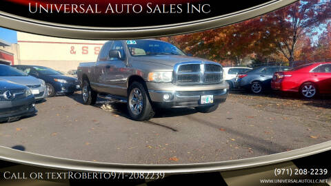2005 Dodge Ram 1500 for sale at Universal Auto Sales in Salem OR