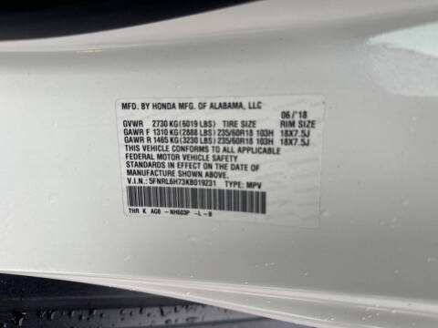 2019 Honda Odyssey EX-L