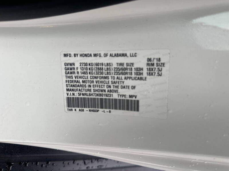 2019 Honda Odyssey EX-L