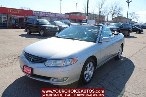 2002 Toyota Camry Solara for sale at Your Choice Autos - Waukegan in Waukegan IL