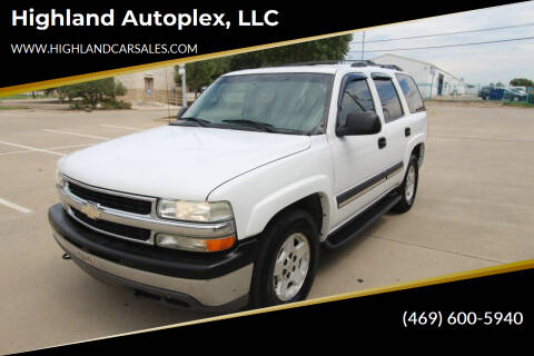 2004 Chevrolet Tahoe for sale at Highland Autoplex, LLC in Dallas TX