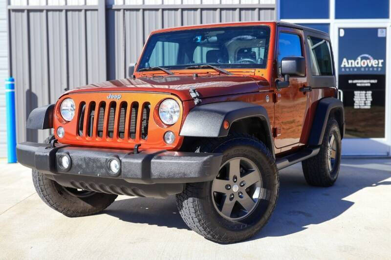 2014 Jeep Wrangler for sale at Andover Auto Group, LLC. in Argyle TX