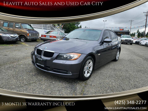 2008 BMW 3 Series for sale at Leavitt Auto Sales and Used Car City in Everett WA