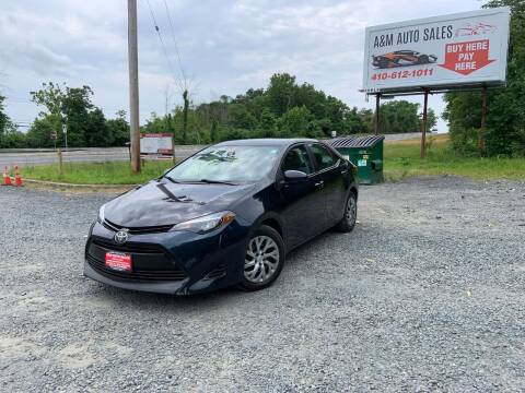 2018 Toyota Corolla for sale at A&M Auto Sales in Edgewood MD