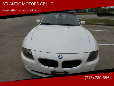 2004 BMW Z4 for sale at ATLANTIC MOTORS GP LLC in Houston TX