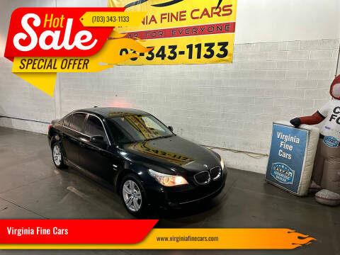 2010 BMW 5 Series for sale at Virginia Fine Cars in Chantilly VA