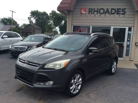 2016 Ford Escape for sale at Rhoades Automotive Inc. in Columbia City IN