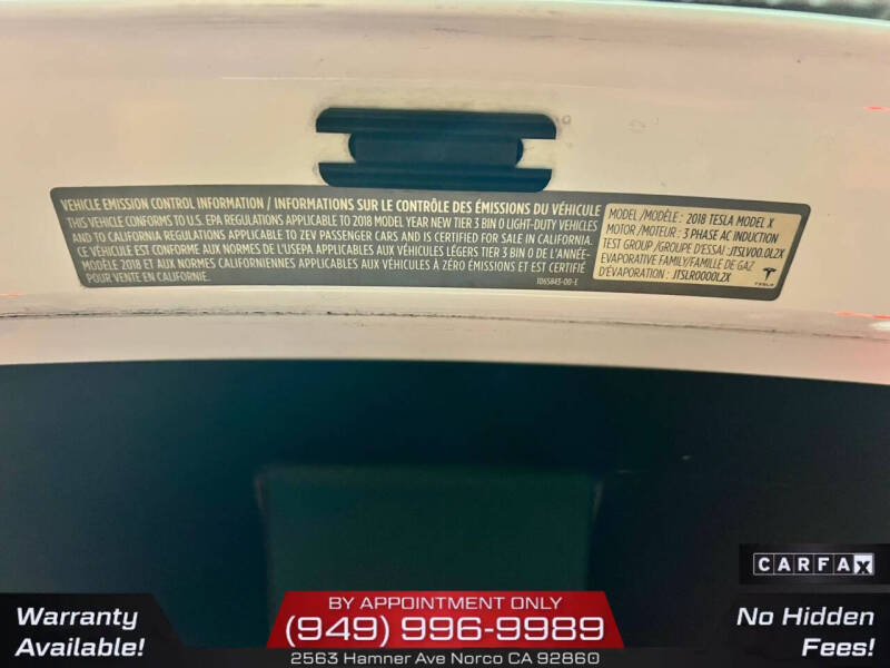 2018 Tesla Model X P100D