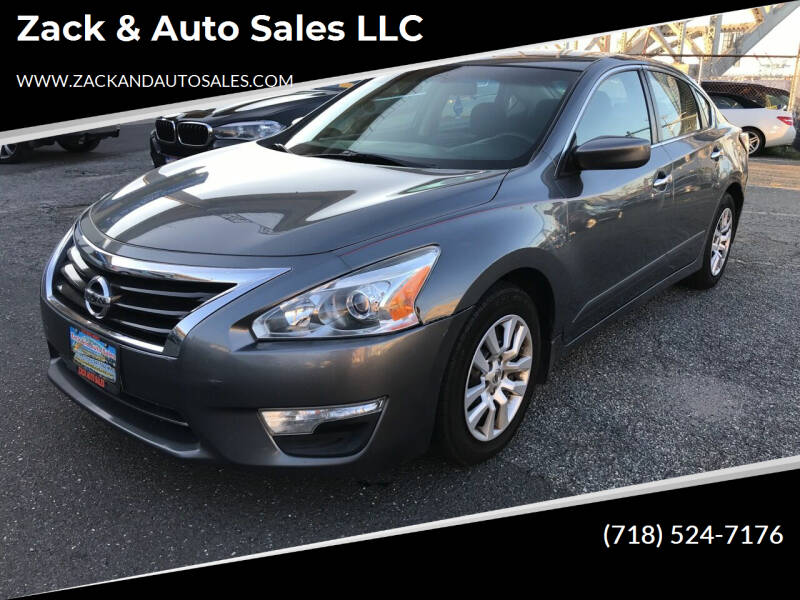 2015 Nissan Altima for sale at Zack & Auto Sales LLC in Staten Island NY