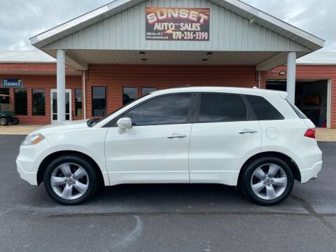 2009 Acura RDX for sale at Sunset Auto Sales in Paragould AR