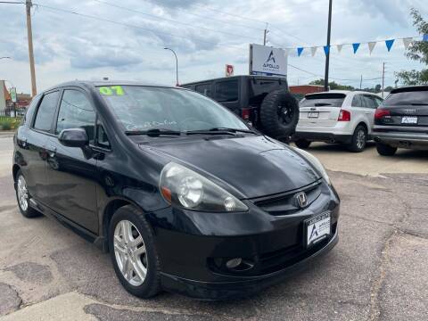2007 Honda Fit for sale at Apollo Auto Sales LLC in Sioux City IA