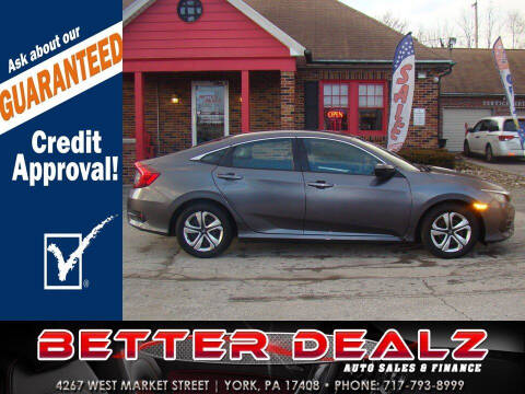 2017 Honda Civic for sale at Better Dealz Auto Sales & Finance in York PA