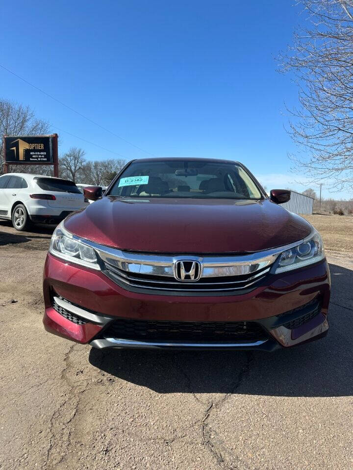 2016 Honda Accord for sale at Top Tier Motors in Brandon, SD