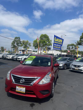 2017 Nissan Versa for sale at Lucas Auto Center 2 in South Gate CA