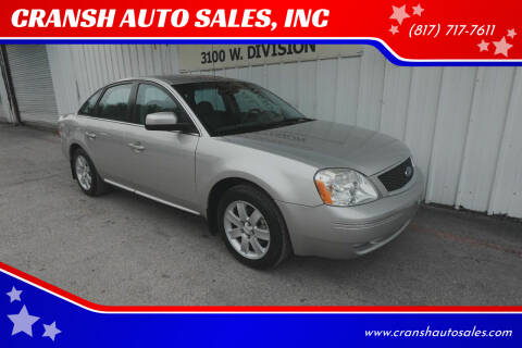 2006 Ford Five Hundred for sale at CRANSH AUTO SALES, INC in Arlington TX