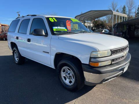 2001 Chevrolet Tahoe for sale at Freeborn Motors in Lafayette OR