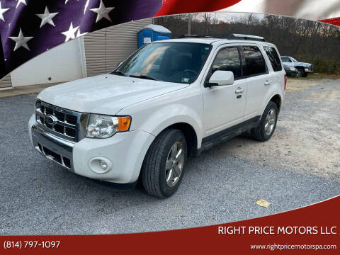 2012 Ford Escape for sale at Right Price Motors LLC in Cranberry PA