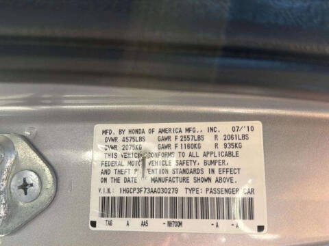 2010 Honda Accord EX V6