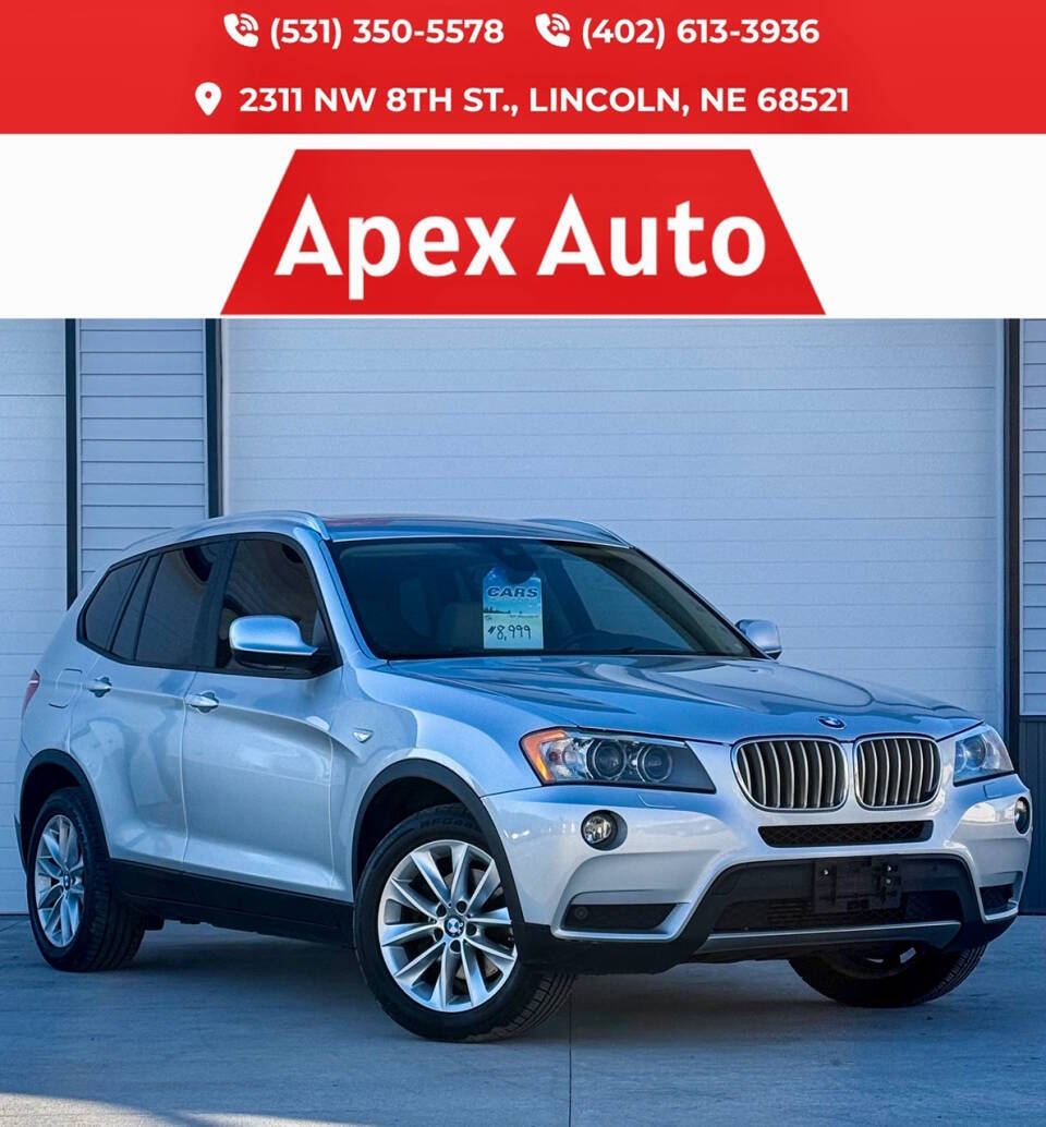 2014 BMW X3 for sale at Apex Auto in Lincoln, NE