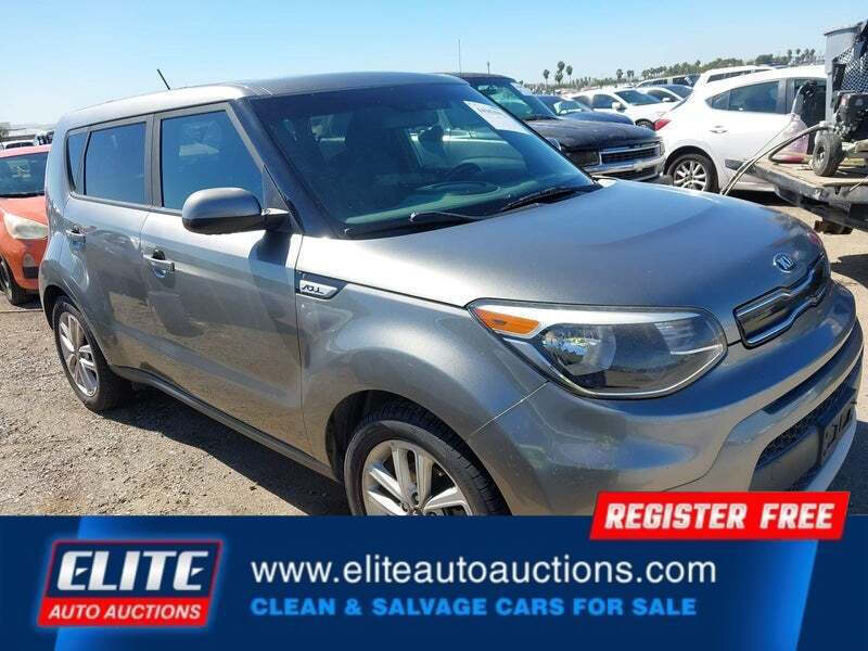 Gray 2019 Kia Soul + + 4dr Crossover 1