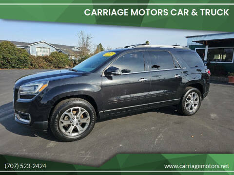 2013 GMC Acadia for sale at Carriage Motors Car & Truck in Santa Rosa CA