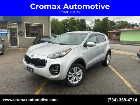 2017 Kia Sportage for sale at Cromax Automotive in Ann Arbor MI