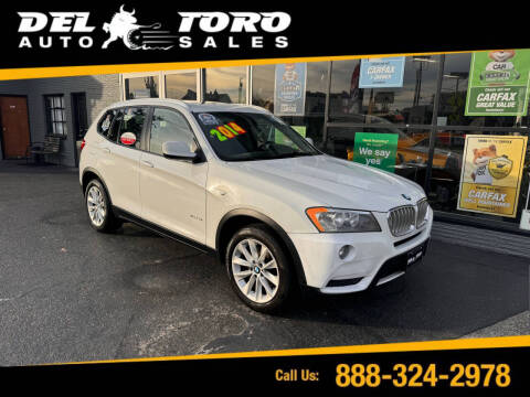 2014 BMW X3 for sale at DEL TORO AUTO SALES in Auburn WA