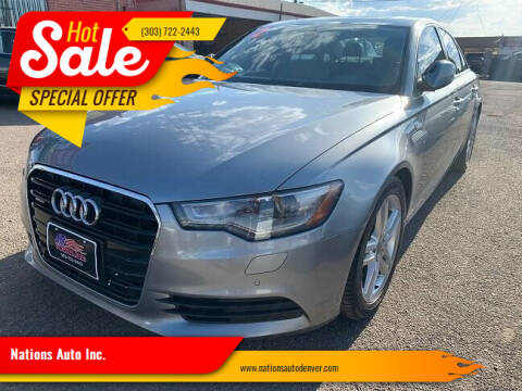 2012 Audi A6 for sale at Nations Auto Inc. in Denver CO