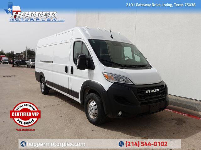 2023 RAM ProMaster for sale at HOPPER MOTORPLEX in Irving TX