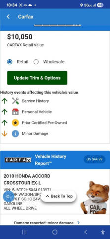 2010 Honda Accord Crosstour