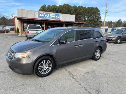 2012 Honda Odyssey for sale at Greenbrier Auto Sales in Greenbrier AR