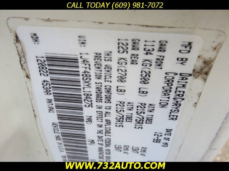 2000 Jeep Cherokee Sport