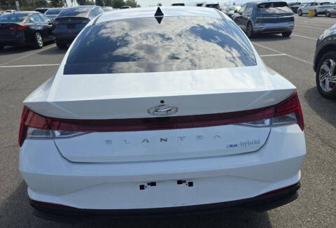 2023 Hyundai Elantra Hybrid Blue