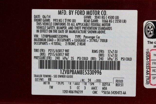 2014 Ford Mustang V6