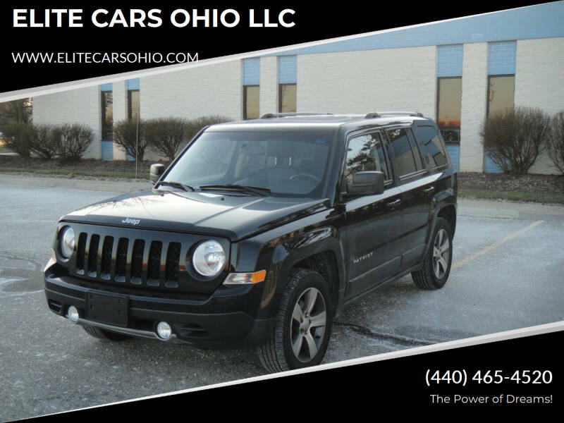 2017 Jeep Patriot for sale at ELITE CARS OHIO LLC in Solon OH