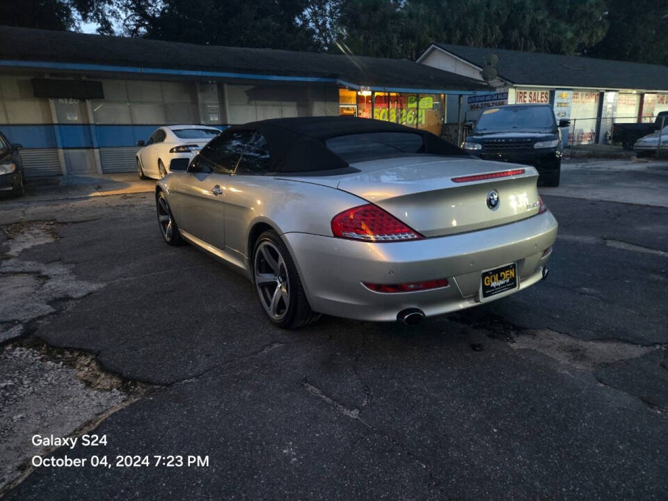 2008 BMW 6 Series for sale at PC Auto Sales LLC in Jacksonville, FL