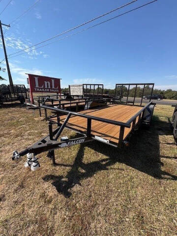 2026 Falcon Trailer 83x16 Pipe Top W/Gate
