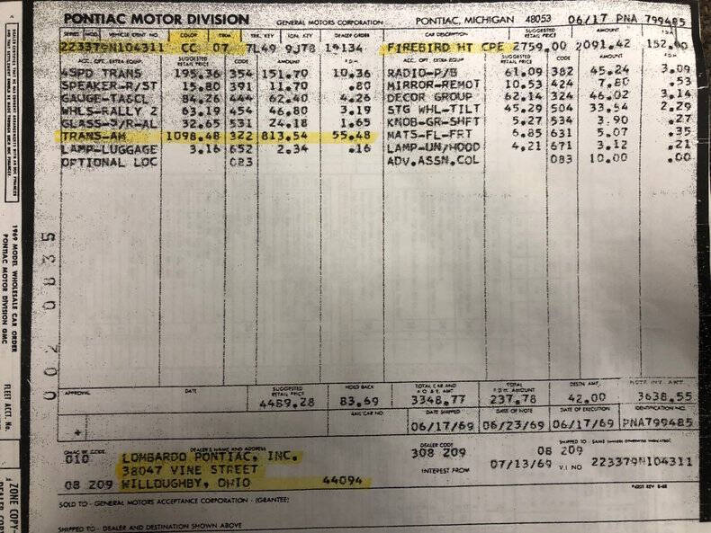 1969 Pontiac Trans Am