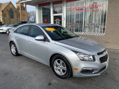 2016 Chevrolet Cruze Limited for sale at KUHLMAN MOTORS in Maquoketa IA